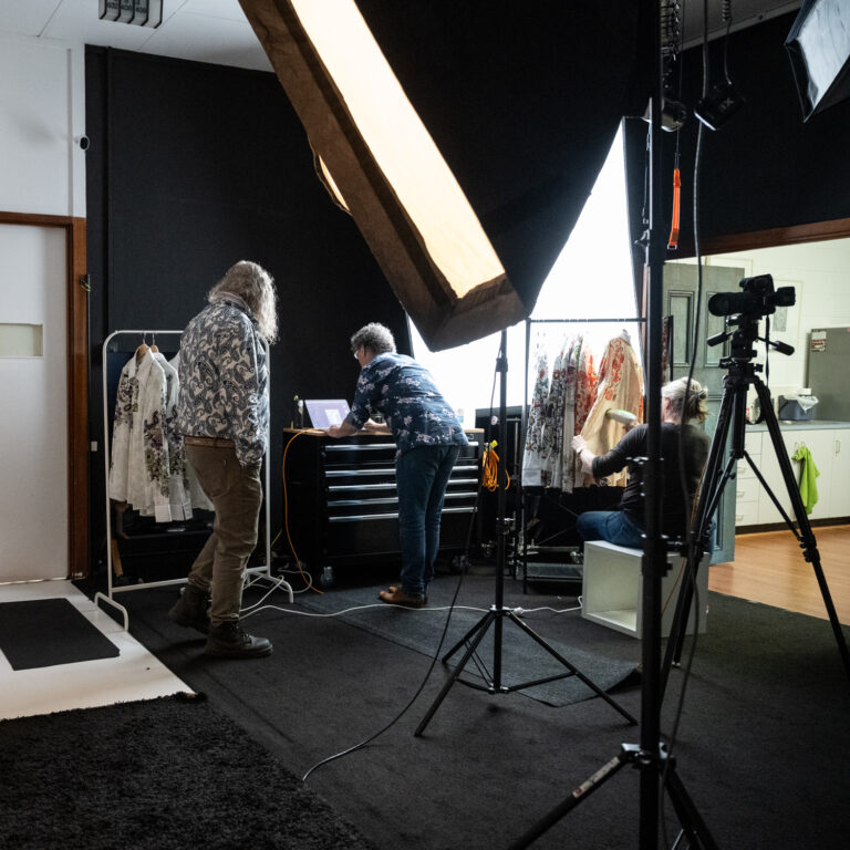 Simon Vaughan shoots ghost mannequins in the Pro Studio