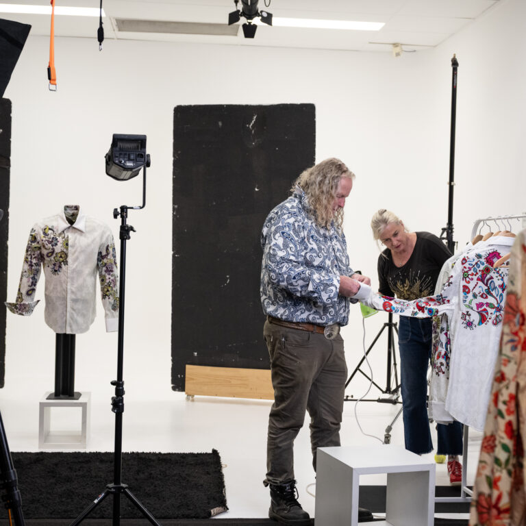 Simon Vaughan shoots ghost mannequins in the Pro Studio