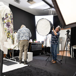 Simon Vaughan shoots ghost mannequins in the Pro Studio