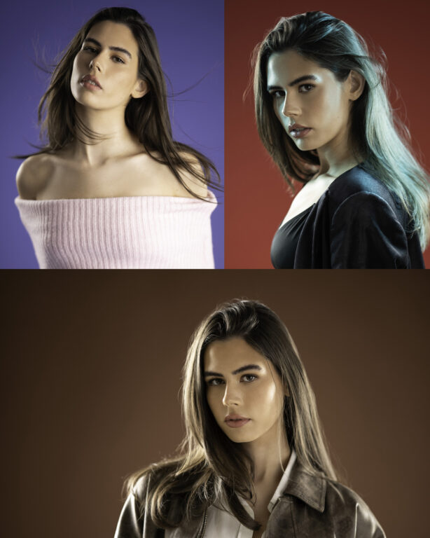 Trinity Hunt against a Scarlet Background