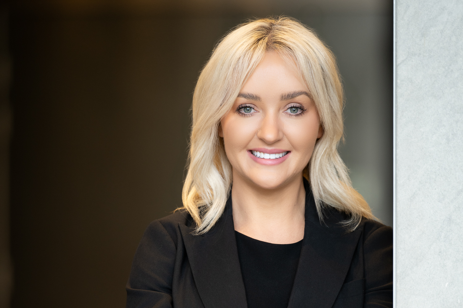 Corporate headshot in natural light