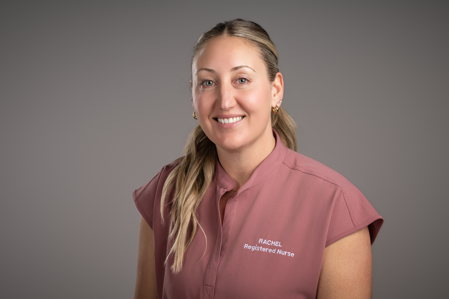 Rachel - corporate headshot in the Adelaide Hills studio