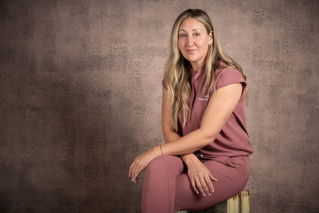 Rachel - corporate headshot in the Adelaide Hills studio